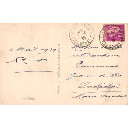 Carte postale ancienne Besançon Pont Battant Église de la Madeleine