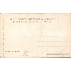 Venise La Glicinia Pietro Fragiacomo ITALIE Carte Postale Ancienne CPA Exposition Internationale d'Art 1914  Meta Description