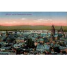 Carte postale ancienne de Mainz vue panoramique depuis la Stephanskirche en Allemagne