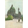 Carte postale ancienne représentant la Karlskirche de Vienne en Autriche