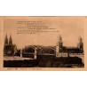 Köln Dombrücke Vue depuis Deutz Allemagne Carte Postale Ancienne CPA Pont de la Cathédrale