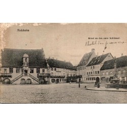 Molsheim Hôtel aux Deux Clefs Alsace France Carte Postale Ancienne CPA