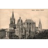Carte postale ancienne d'Aix-la-Chapelle montrant la façade sud de la cathédrale d'Aachen Münster en Allemagne