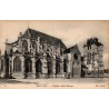 Carte postale ancienne de Beauvais représentant l'église Saint-Étienne et son architecture gothique.