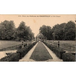 Chantilly Parc du Château Île d'Amour – CPA ancienne Oise