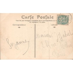 Pierrefonds Château vue Route de Compiègne – CPA ancienne Oise