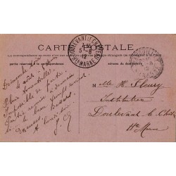Pierrefonds Château de Pierrefonds – CPA ancienne voyagée 1908