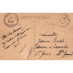 Toulouse Fontaine du Jardin des Plantes Monument d'Armand Sylvestre Carte Postale Ancienne