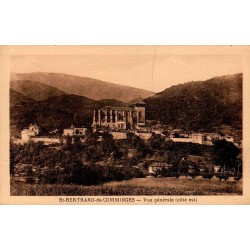 Carte postale ancienne de Saint-Bertrand-de-Comminges, vue générale côté est.