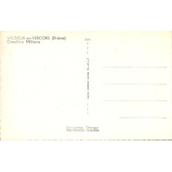 Carte postale ancienne Vassieux-en-Vercors cimetière militaire