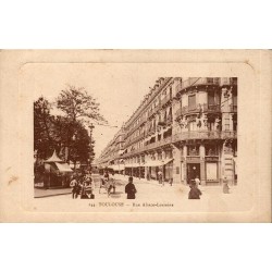 Toulouse Rue Alsace-Lorraine Carte Postale Ancienne CPA J. Longi Béchel