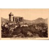 Carte postale ancienne de Saint-Bertrand-de-Comminges avec vue générale de la cité médiévale et de la cathédrale.