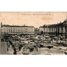 Carte postale ancienne du marché de la place du Capitole à Toulouse au début du XXᵉ siècle.