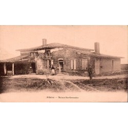 Carte postale ancienne de la maison de Sainte Germaine à Pibrac.