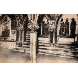 Carte postale ancienne de la crypte des Corps Saints de la basilique Saint-Sernin à Toulouse.