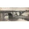Carte postale ancienne du pont sur l'Allier à Vichy avec vue panoramique sur la rivière.