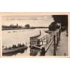 Carte postale ancienne des quais de l'Allier et de l'embarcadère du Golf à Vichy.