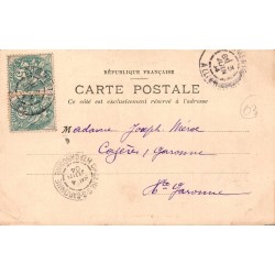 Commentry Le Théâtre Carte Postale Ancienne Allier CPA