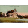Carte postale ancienne du château de Montassiégée à Commentry dans son parc paysager.