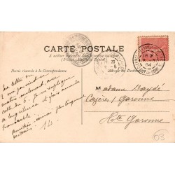 Montluçon Avenue de la Gare Carte Postale Ancienne CPA