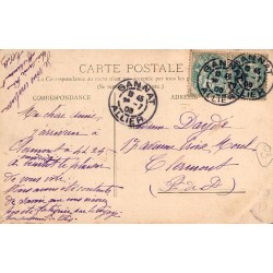 Gannat Église Sainte-Croix Carte Postale Ancienne Allier CPA