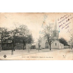 Commentry Église du Vieux Bourg Carte Postale Ancienne Allier CPA
