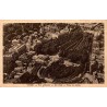 Carte postale ancienne représentant une vue aérienne de Vichy avec le quartier thermal, les parcs et les grands hôtels.