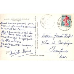 Carte postale ancienne Concarneau arrière-port Finistère Bretagne