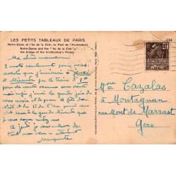 Paris Notre-Dame Île de la Cité CPA 1931