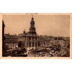 Paris Église de la Trinité Place Carte postale ancienne