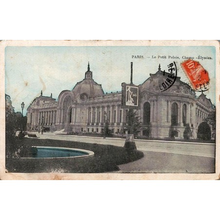 Paris Petit Palais Champs-Élysées Carte postale ancienne 1912