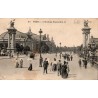 Paris Avenue Alexandre III Grand Palais Carte postale ancienne 1909