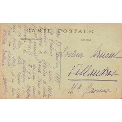 Paris Montmartre Sacré-Cœur au clair de lune Carte postale ancienne