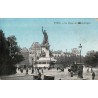 Carte postale ancienne de la statue de la République sur la place de la République à Paris