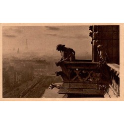 CPA Notre-Dame de Paris Gargouilles Paris en flânant Yvon