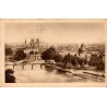 Carte postale ancienne Paris Perspective sur la Cité circulée en 1932