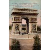 Carte postale ancienne Paris Arc de Triomphe détails de sculpture