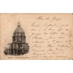 Carte Postale Ancienne Paris Hôtel des Invalides 1903