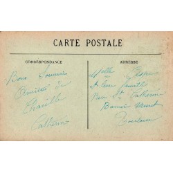 Carte Postale Ancienne Paris Place de la République Monument 1918