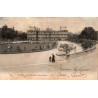 Carte postale ancienne du jardin du Luxembourg à Paris avec le palais du Luxembourg, voyagée en 1904