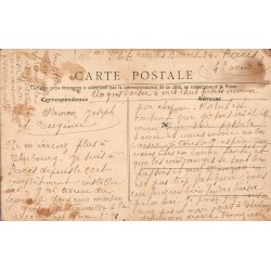 Carte Postale Ancienne Paris Square d'Anvers Monument Diderot