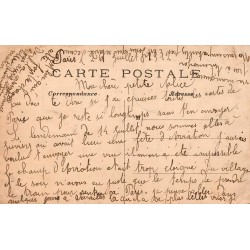 Carte Postale Ancienne Paris Place de la Bastille Colonne de Juillet 1912