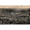 Carte postale ancienne panorama de Paris depuis le Panthéon avec vue sur Notre-Dame.