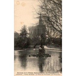 Carte postale ancienne Rocher des Dames Venus aux Hirondelles environs Station Hydrominérale des Fumades Gard