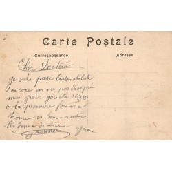 Carte Postale Ancienne Versailles – Cour de Marbre – Statue de Louis XIV