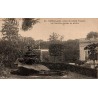 Carte postale ancienne du Grand Trianon à Versailles représentant le groupe en plomb La Coquille.
