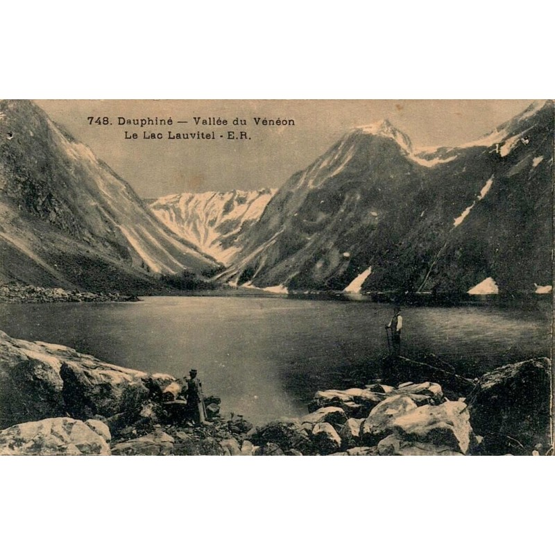 Carte Postale Ancienne Vénosc Lac Lauvitel Vallée du Vénéon