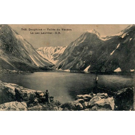 Carte Postale Ancienne Vénosc Lac Lauvitel Vallée du Vénéon