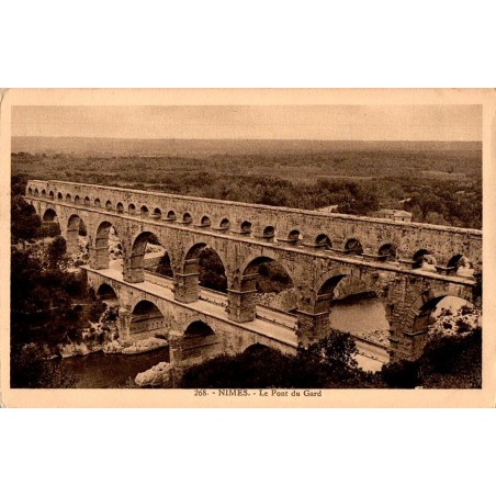 368 - NÎMES - Le Pont du  Gard